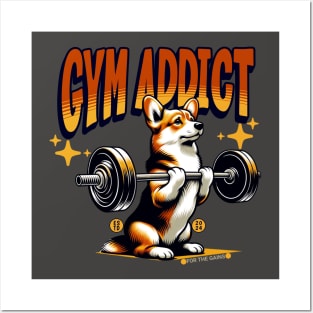 Gym Addict Posters and Art